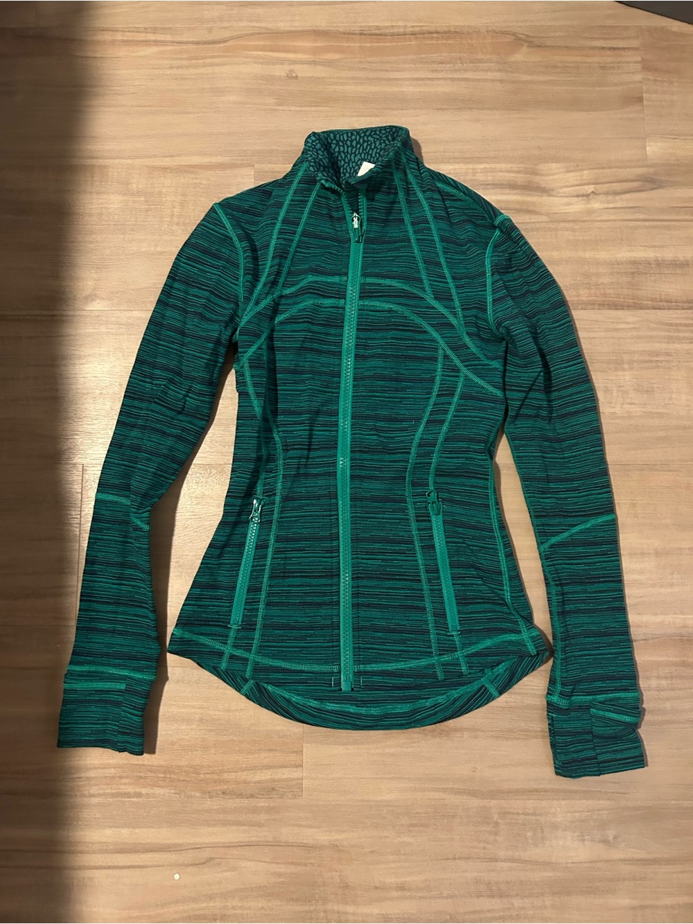 Lululemon Green Stripe Jacket